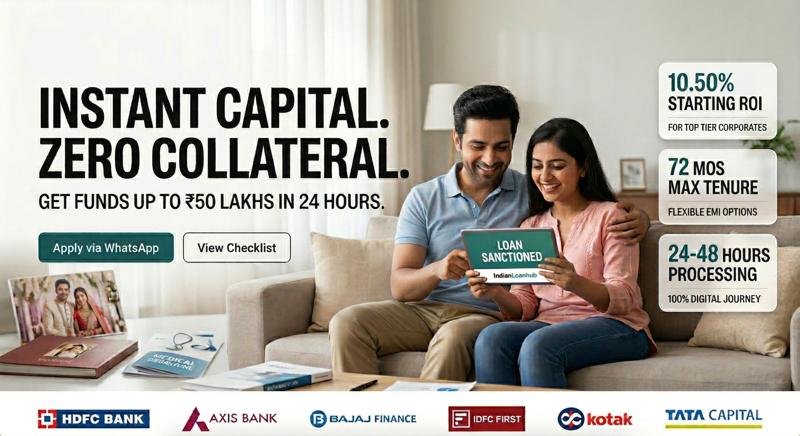 Instant Capital Zero Collateral Personal Loans